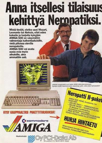 Amiga 500 pelikone on joka neropatin unelma pc