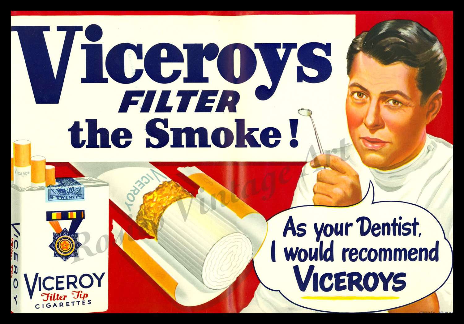 Viceroys tuo hammaslääkärien määräämä tupakki