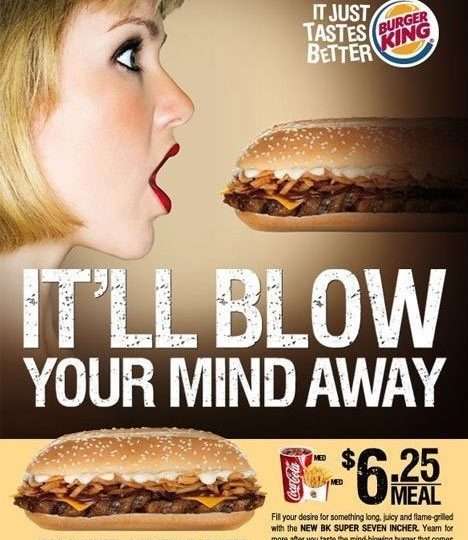 Burger King 7 tuumainen räjäyttää tajunnan