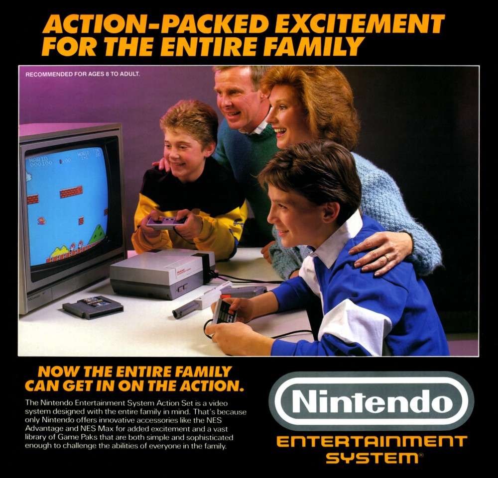 Koko perheen Nintendo Entertainment System
