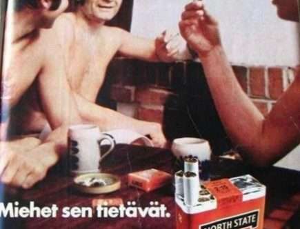 Nortti on täyttä tupakkaa, miehet sen tietävät