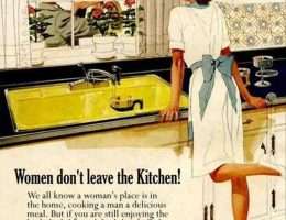 Naisen paikka on keittiössä