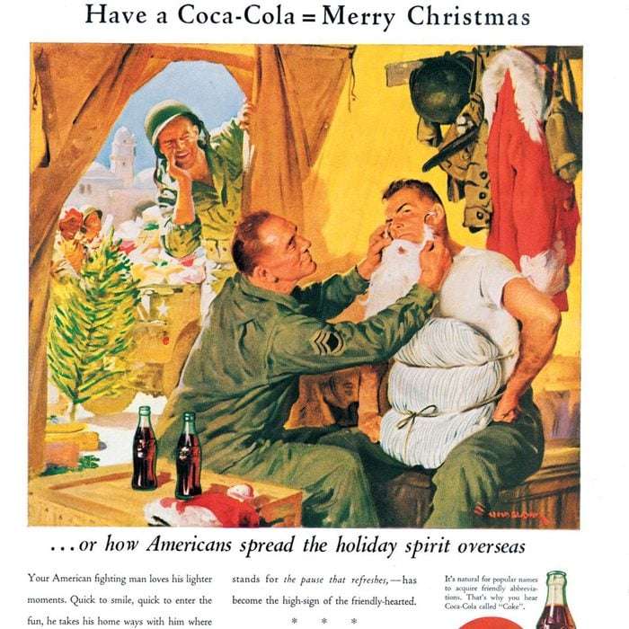 Coca Cola Joulu Sotilaat Sotilas Joulupukki Joulu
