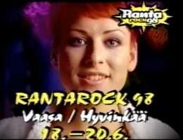 Rantarock festarit 1998 Nylon Beat