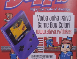 Dukes Game Boy Color Peli Konsoli Hot Dog