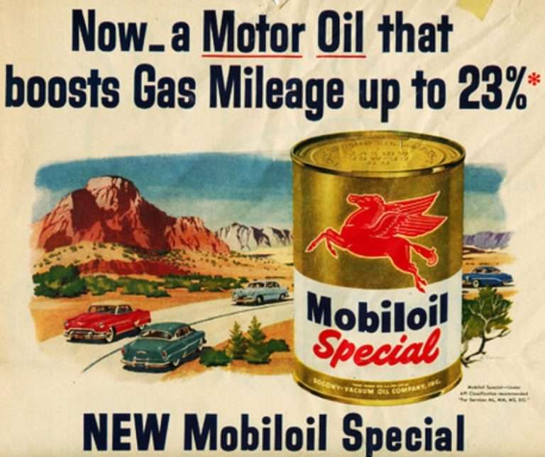 Moottoriöljy jolla 23% pienempi bensankulutus Mobiloil Special Öljy