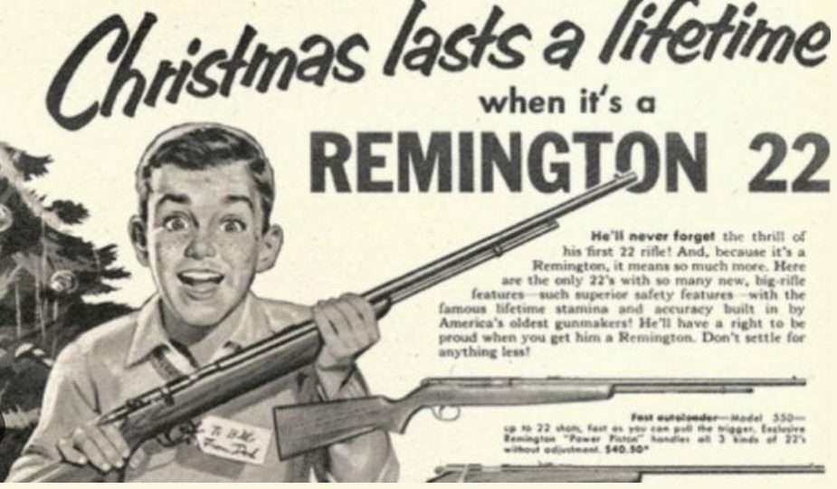 Remington 22 kivääri joululahja