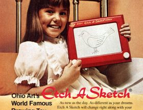 Etch a Sketch piirtotaulu lapsille