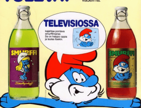 Smurffi limsa limppari juoma Vihreä Punainen Smurffaileen Suursmurffi