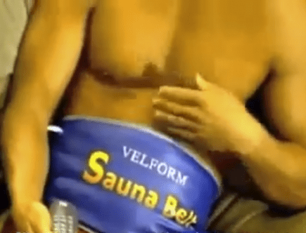 Sauna Belt ja laihdut hikoilemalla