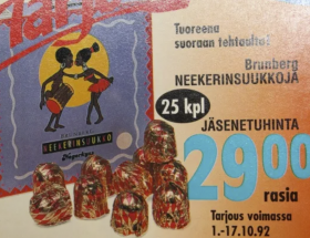 Brunberg Neekerinsuukkoja suoraan tehtaalta