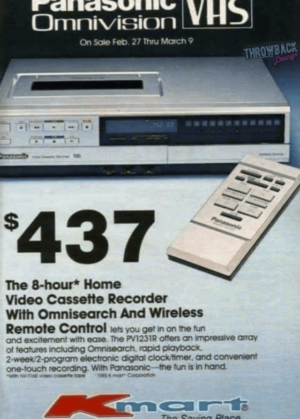 Panasonic VHS nauhuri